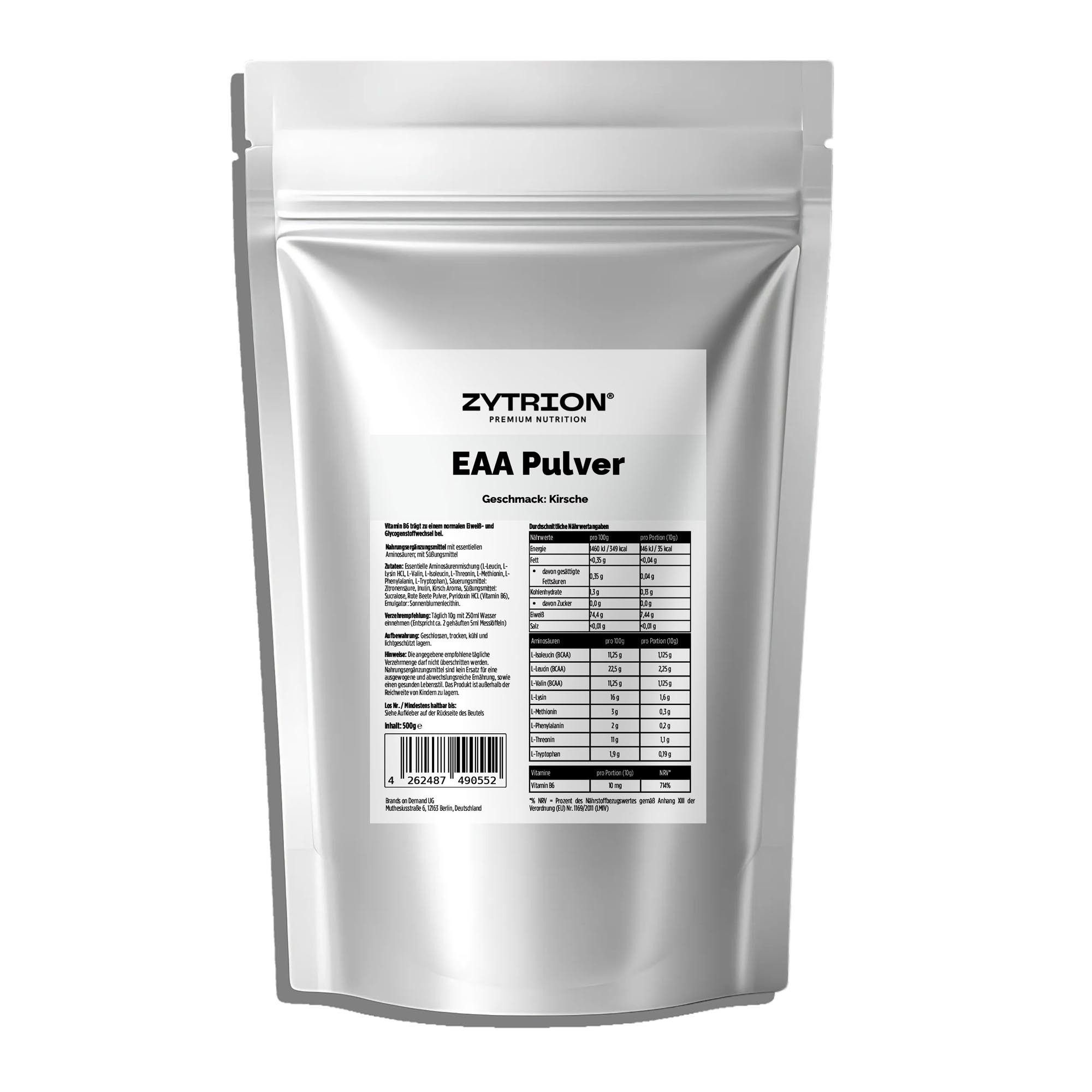 ZYTRION EAA Kirsche Pulver Doypack