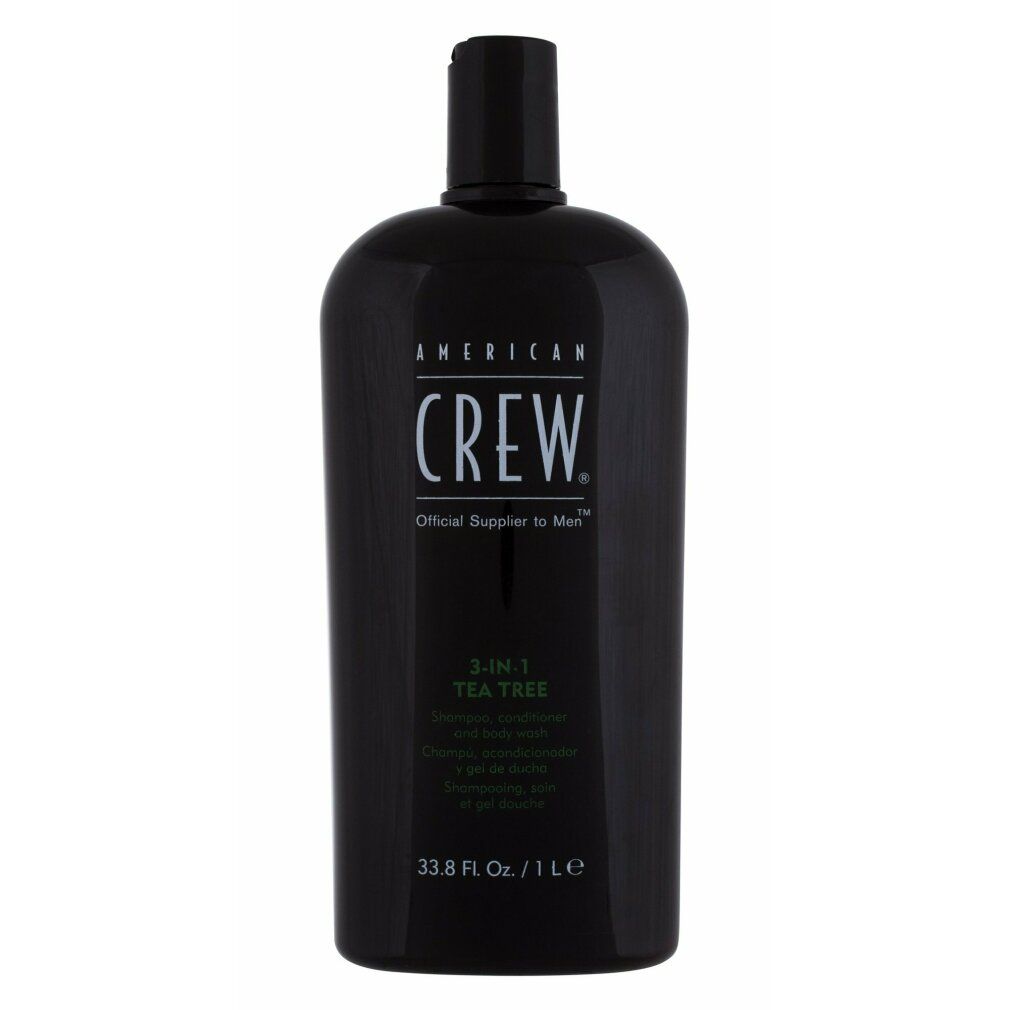 American Crew 3-In-1 Tea Tree Shampoo/Conditioner/Body Wash 1000 ml