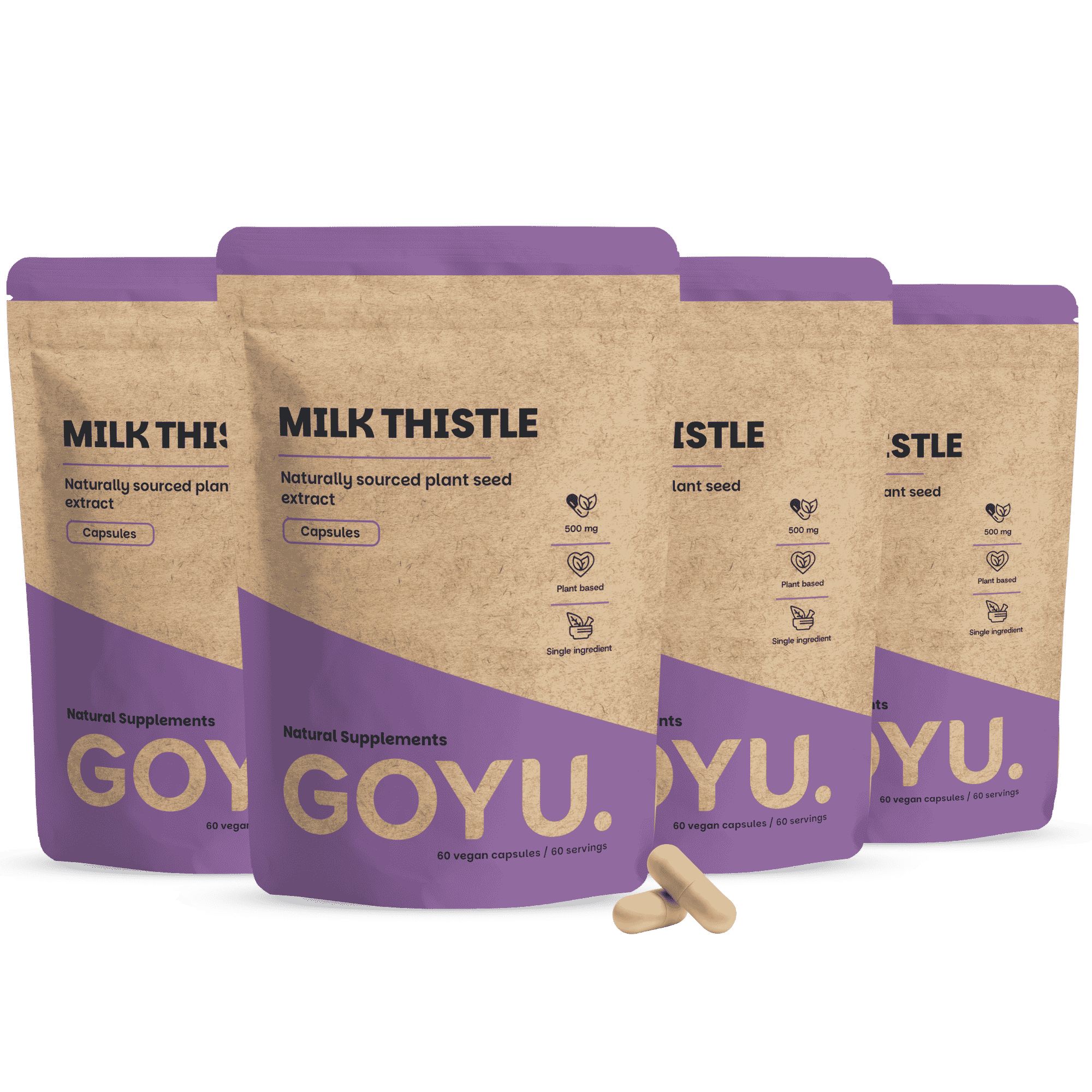 GOYU® – Mariadistel Extract 500 mg capsules Multipack 240 Capsules