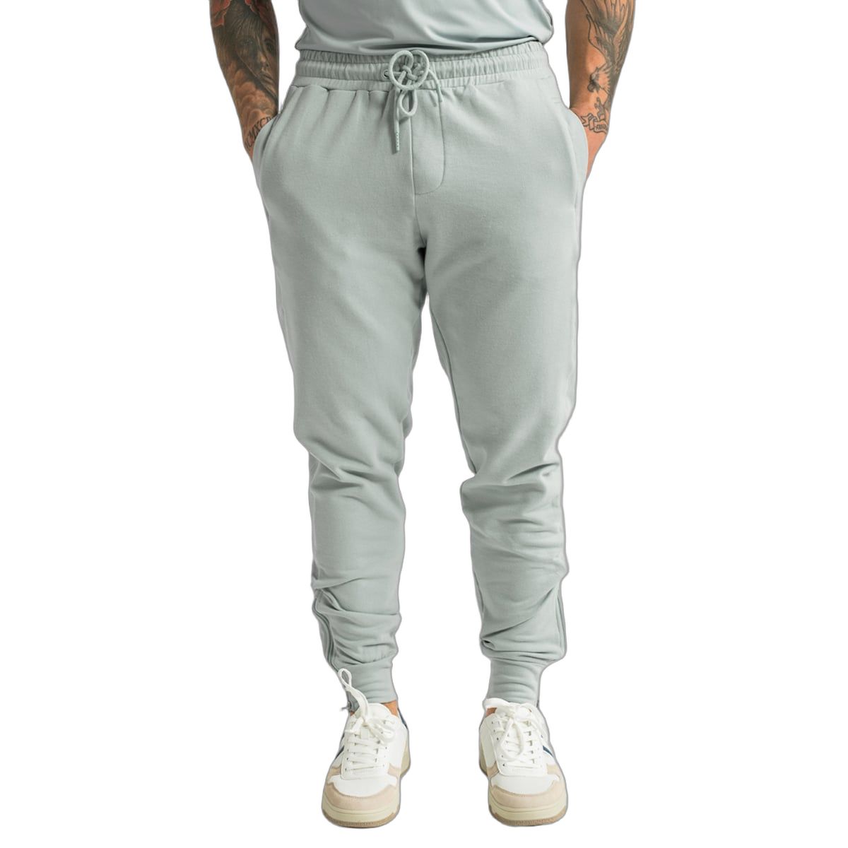 GymBeam Jogginghose Herren Slim Limitless Eucalypt mit Reißverschlusstaschen 1 St