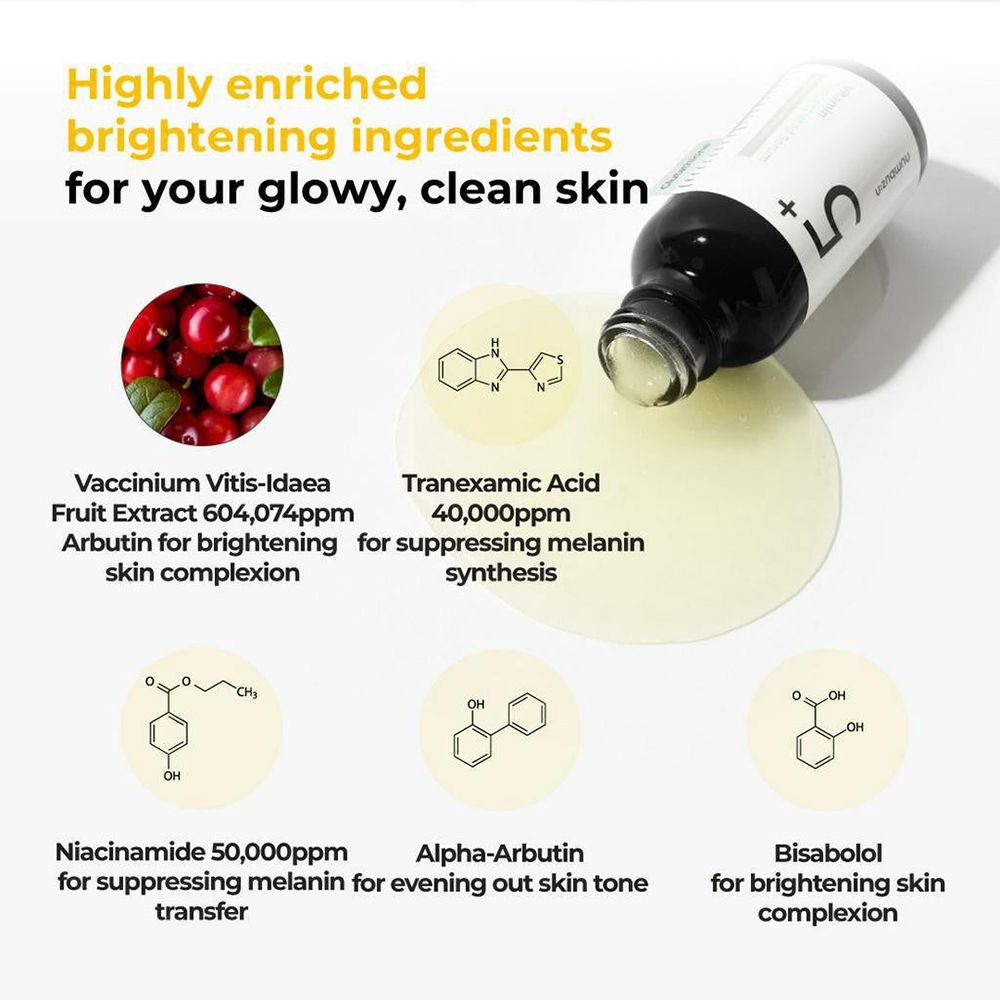 NUMBUZIN No.5 Vitamin concentrated The Gentle Brightener Face Serum