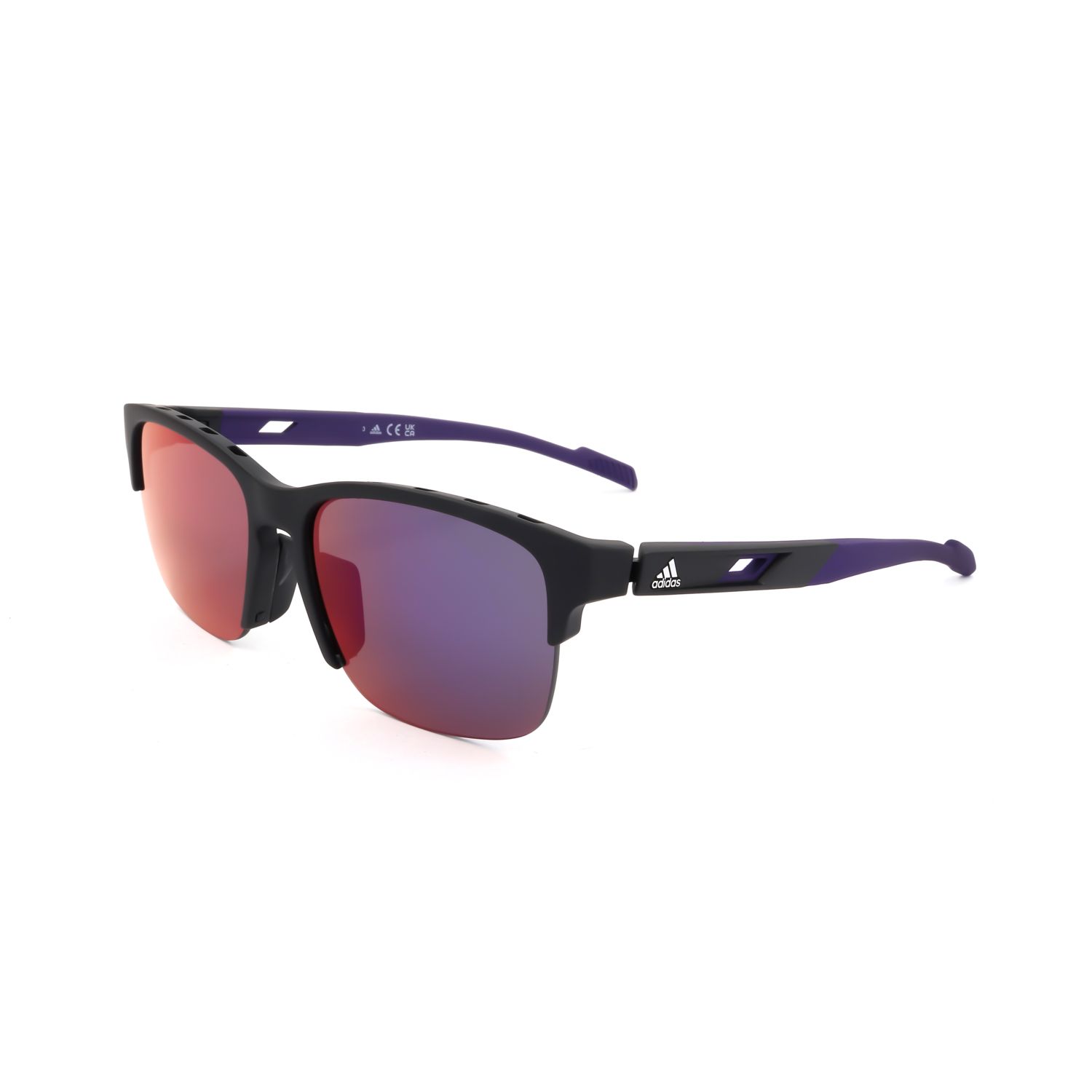 Adidas occhiali da sole unisex SP0048 black purple