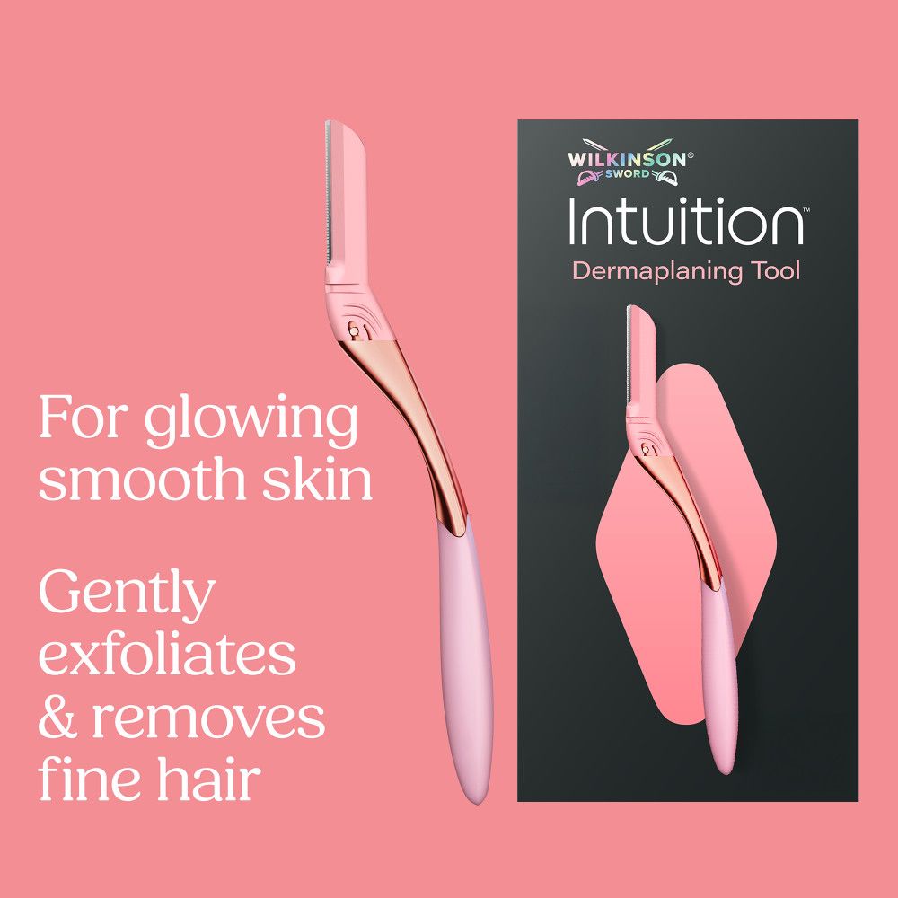 Wilkinson Sword Intuition Dermaplaning Tool mit 2 Klingen.