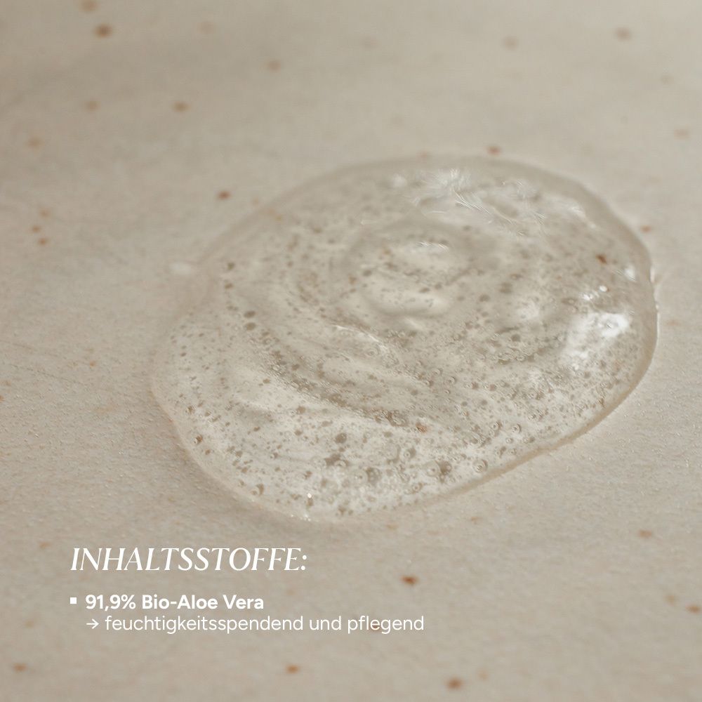 JUNGLÜCK Aloe Vera Gel - 100% Bio, feuchtigkeitsspendend & beruhigend