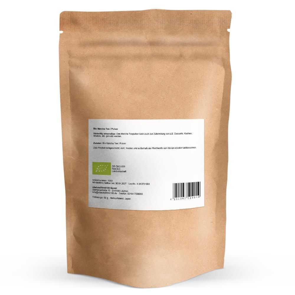vitalundfitmit100® Bio Matcha Tee/Pulver