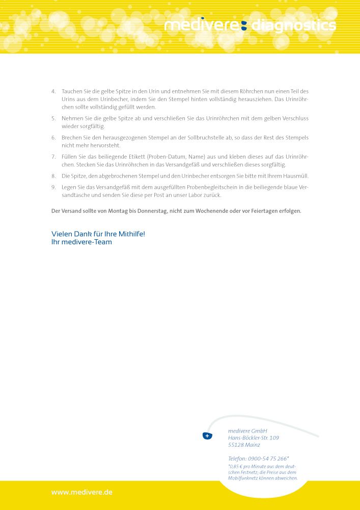 medivere diagnostics Estronex® Urintest