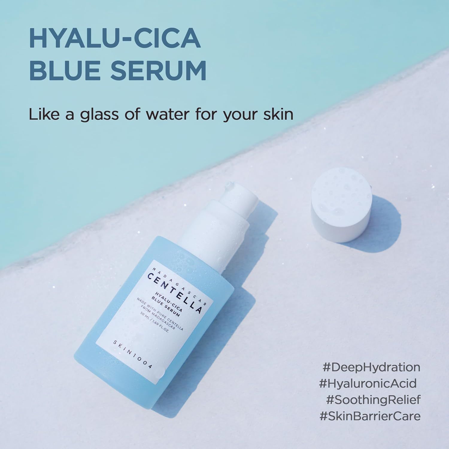 SKIN1004 Madagascar Centella Hyalu-Cica Blue Serum 50ml