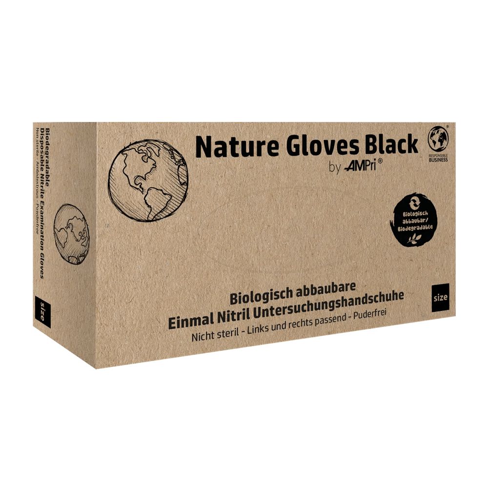 Nature Gloves Black U.Hands.Nitril unsteril pf XS 100 St Handschuhe