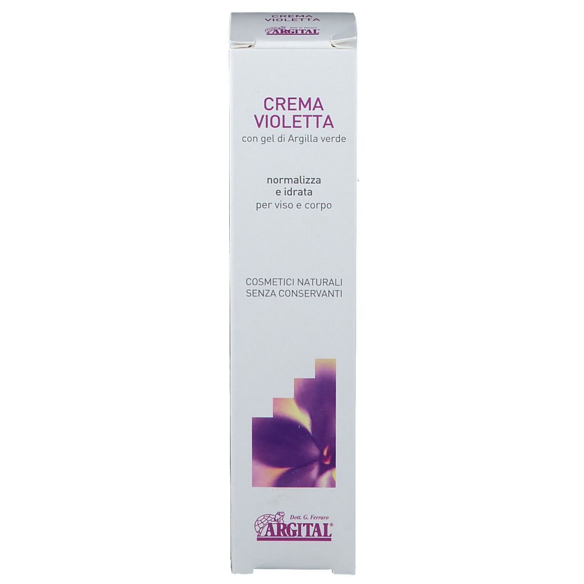 Crème à la violette sans allergènes