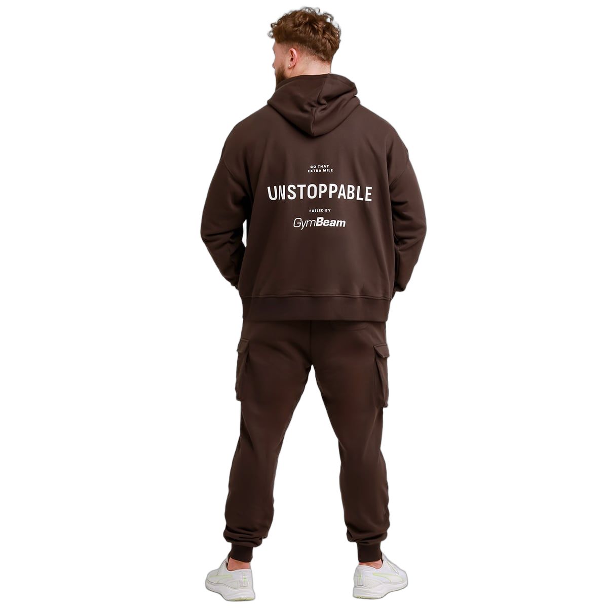 GymBeam Jogginghose Herren regular im Cargo-Stil in Brown