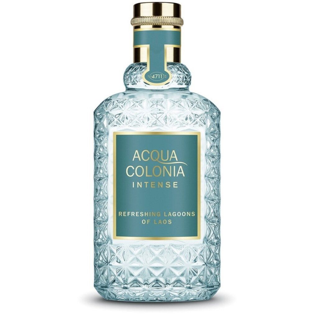 Acqua Colonia Intense Flakon mit goldenem Verschluss und geprägtem Glas.