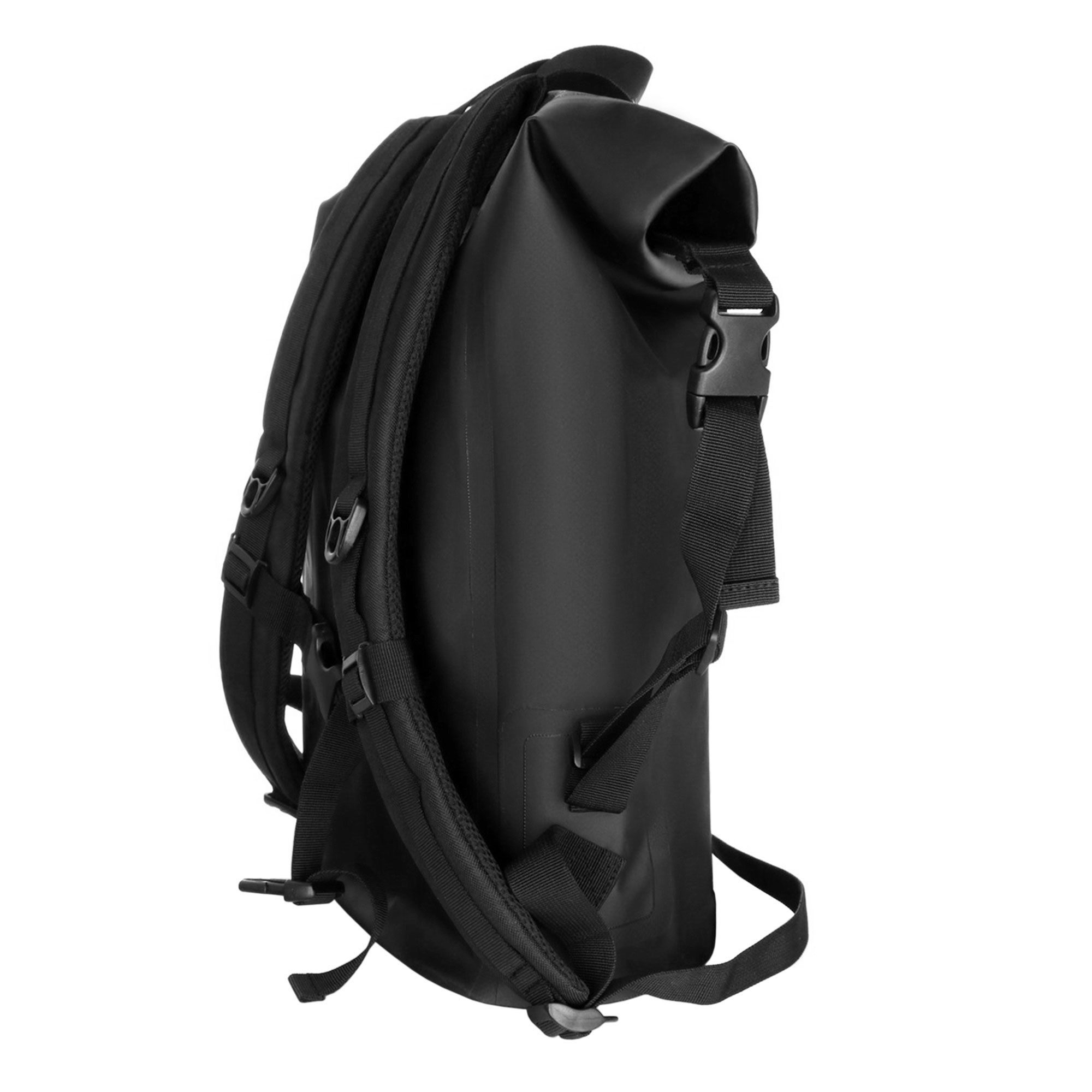 YEAZ STOCKHOLM Wasserfester Rucksack schwarzes Logo