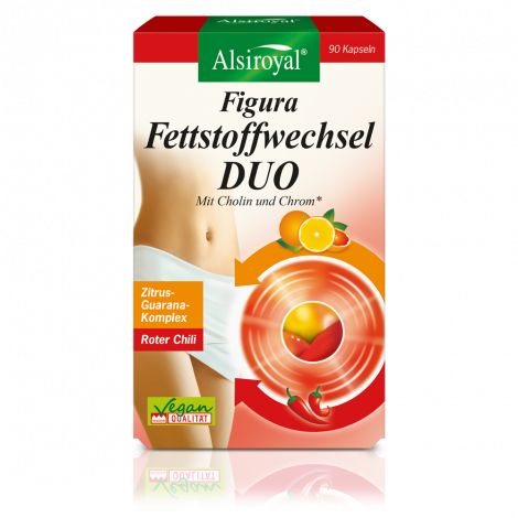 Alsiroyal Figura Fettstoffwechsel DUO Kapseln 90 Stück