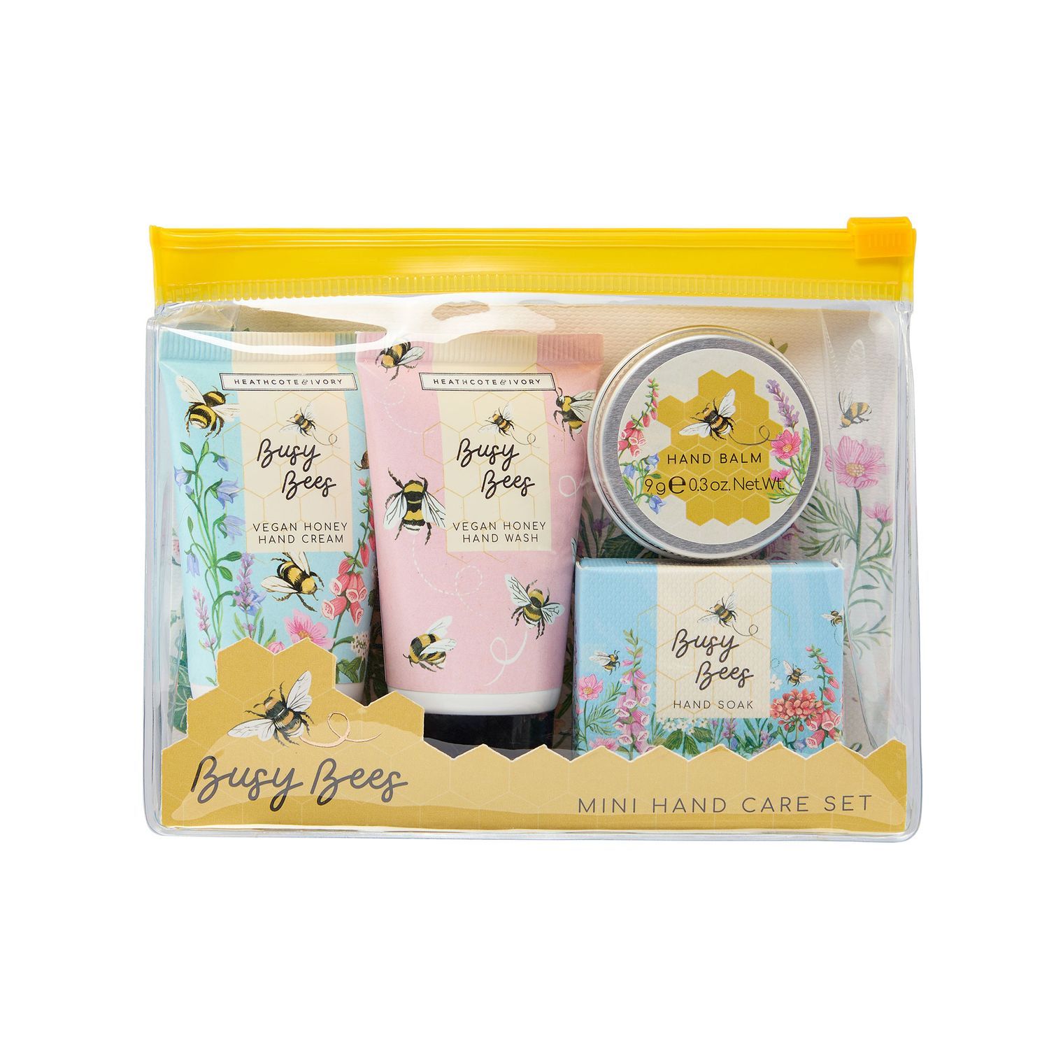Heathcote & Ivory Bussy Bees - Mini Handcare Set Vegan Honey
