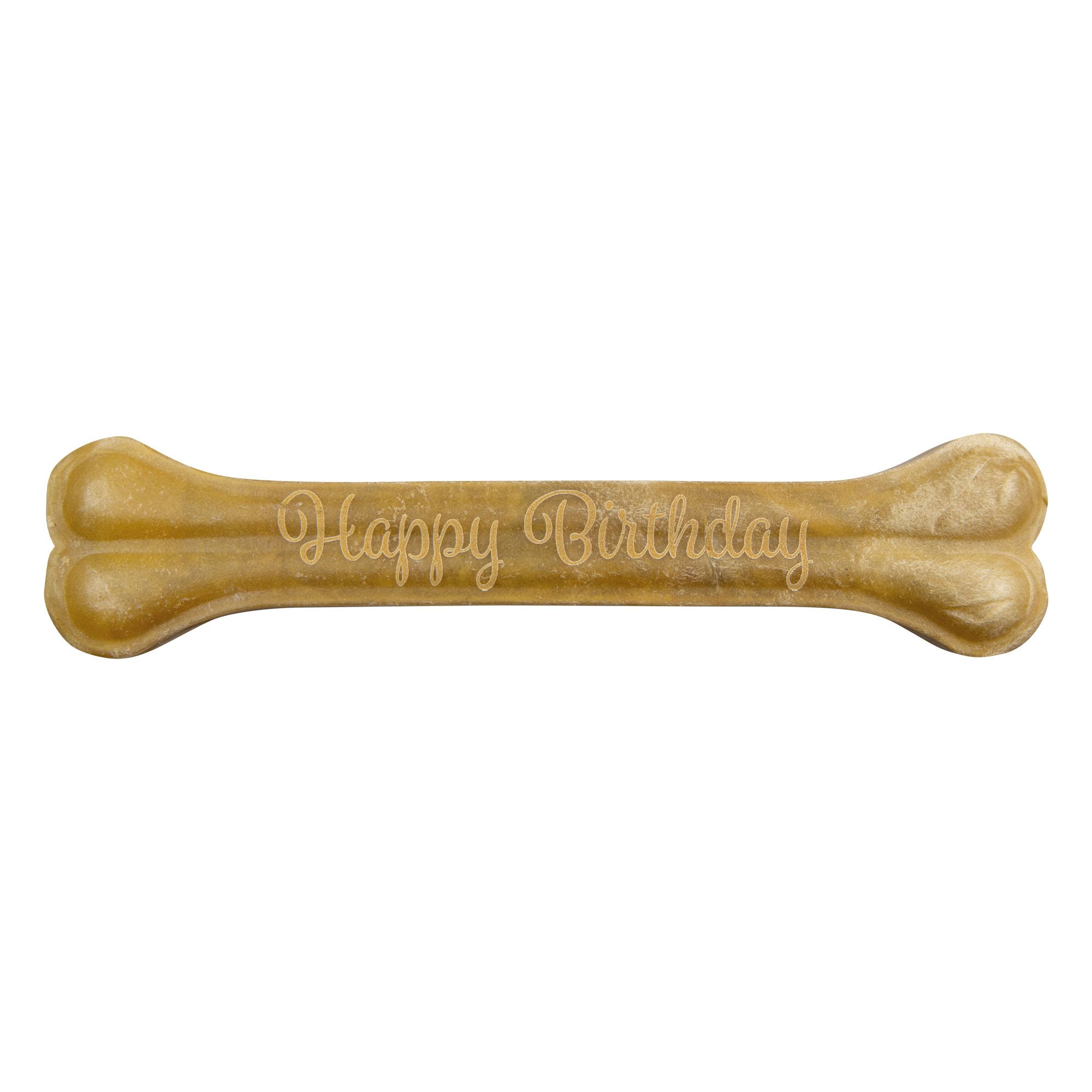 Exklusiv bei Schecker - Kauknochen - personalisiert - mit Gravur - Happy Birthday