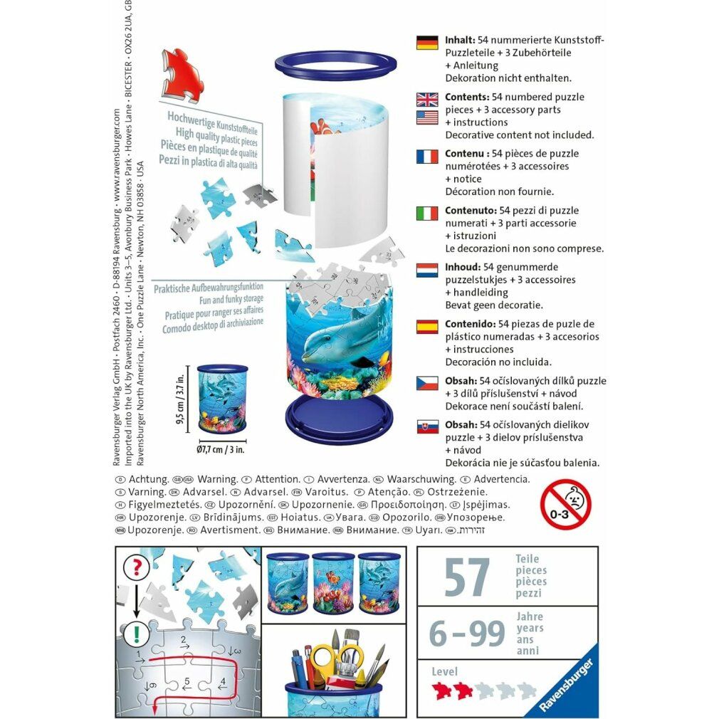 ravensburger 3D-Puzzle-Ständer: Unterwasserwelt 54 Teile