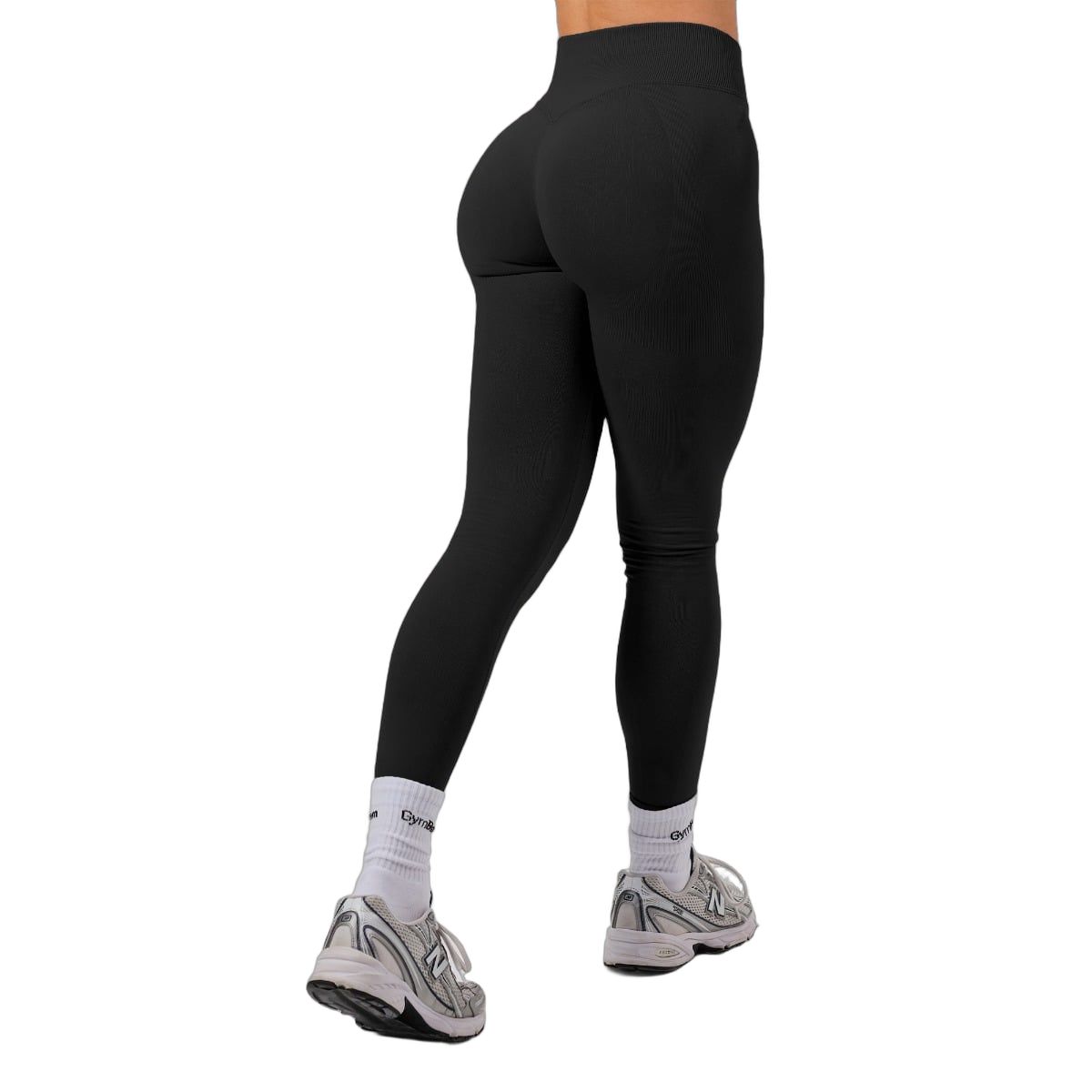 GymBeam Leggings Frauen nahtlos mit hohem Bund NEO Black 1 St