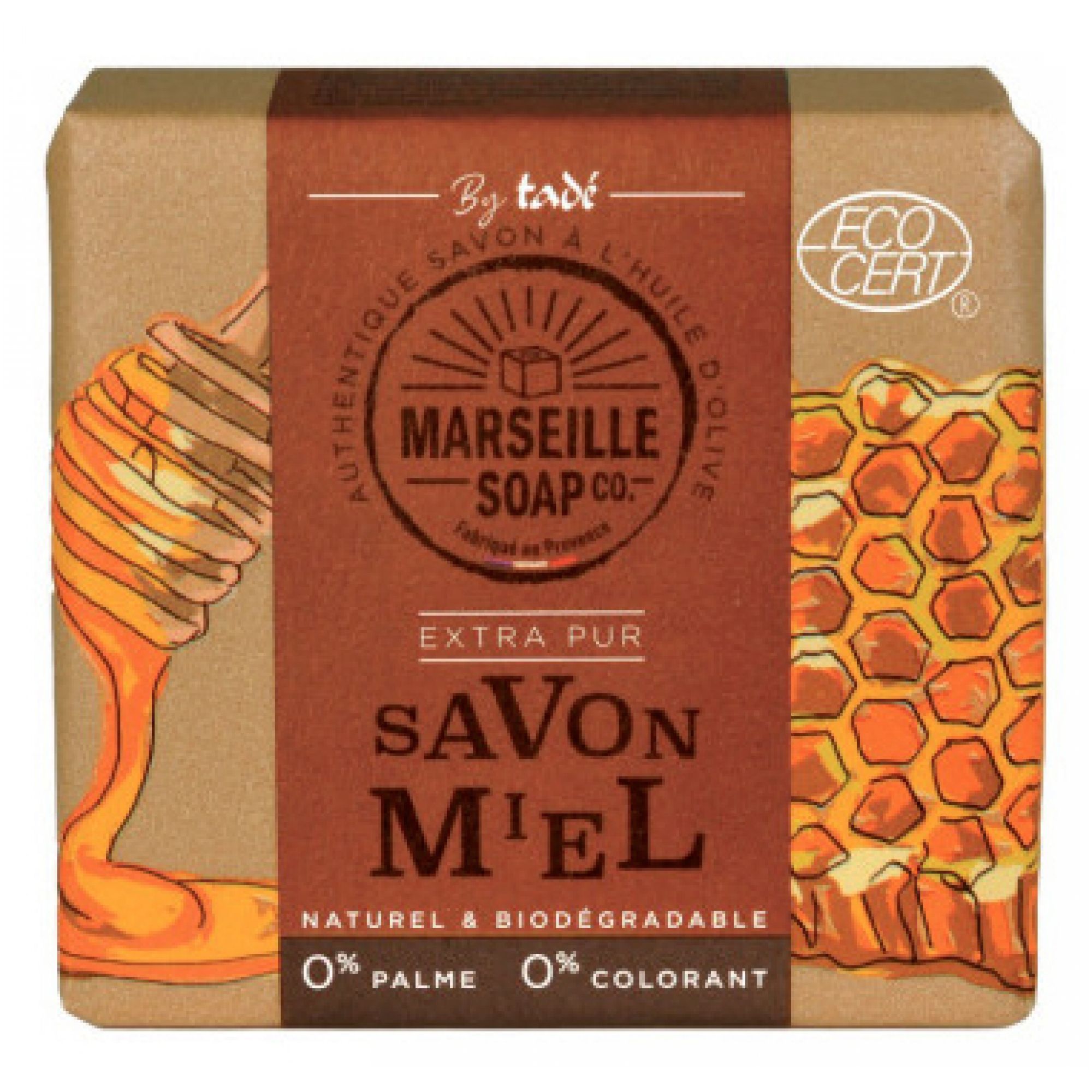 Tadé Marseille Seife Honig 6,8x2,7x6,5 cm