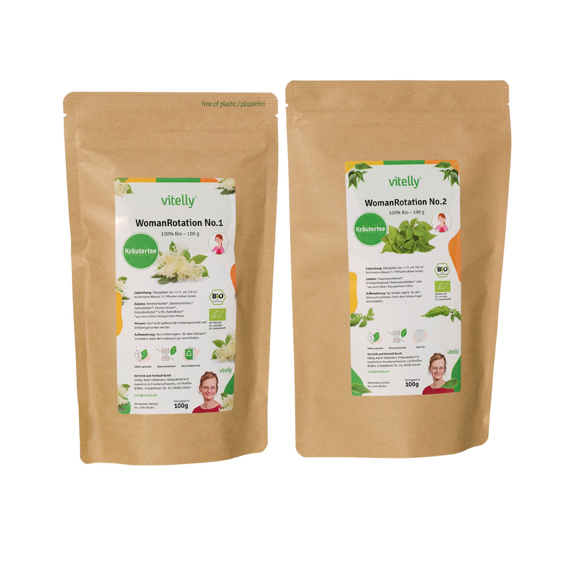 Bio Frauen Tee Set – Phase 1 & 2