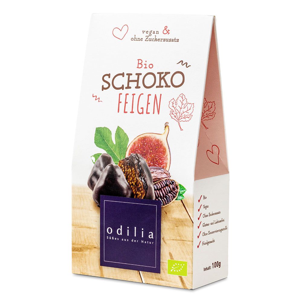 Schokolierte Feigen Bio 0,1 kg Schokolade