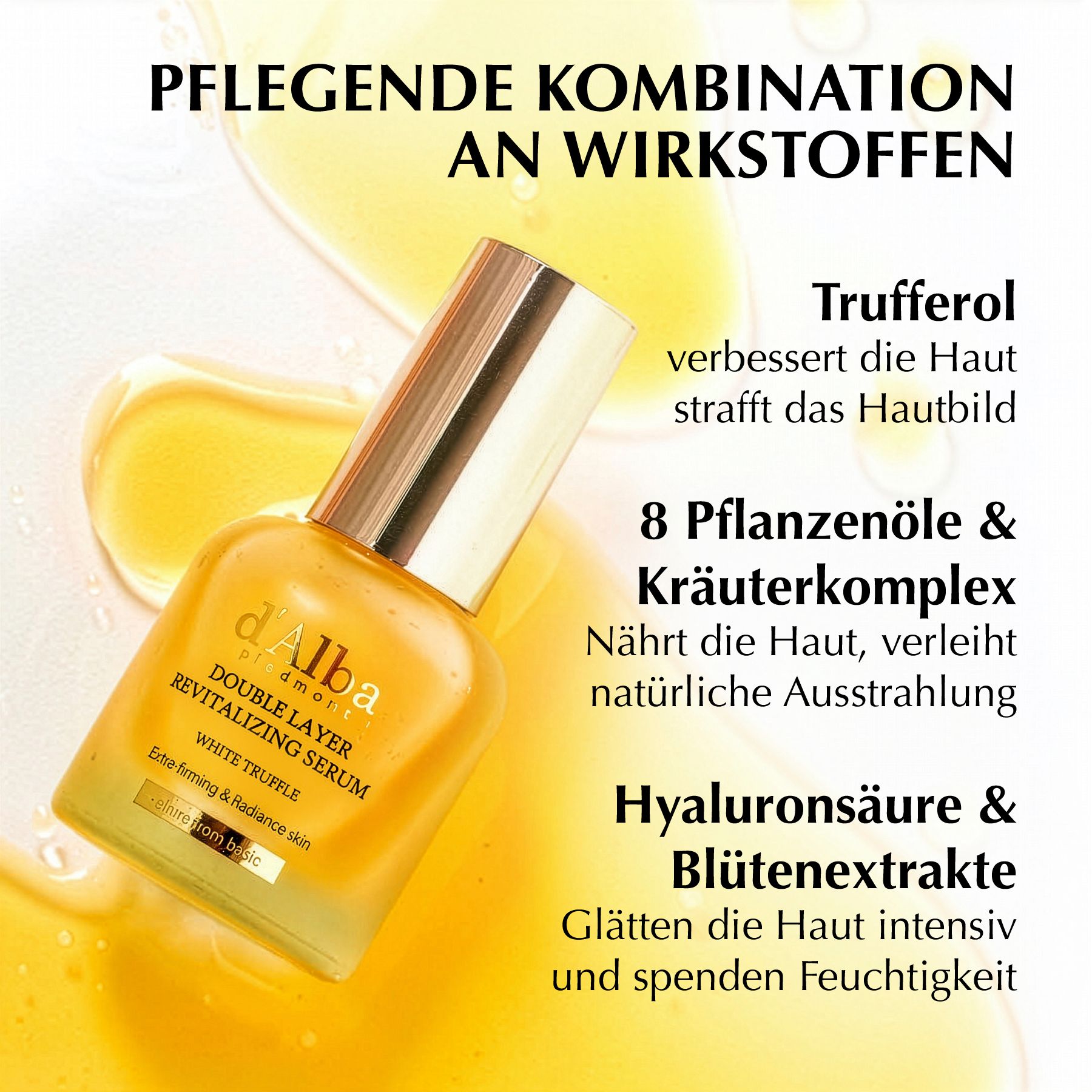 d'Alba Gesichtsserum White Truffle Double Layer Revitalizing
