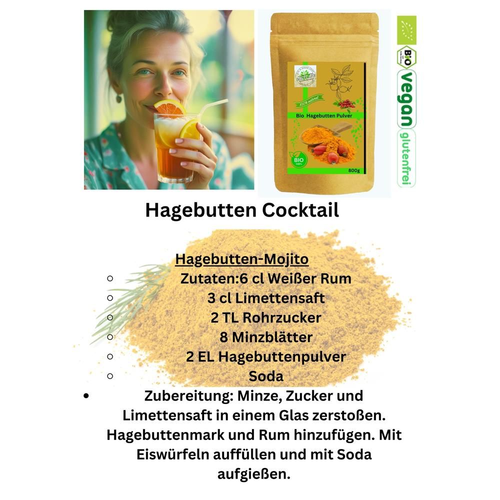 Linecase Bio Hagebutten Pulver