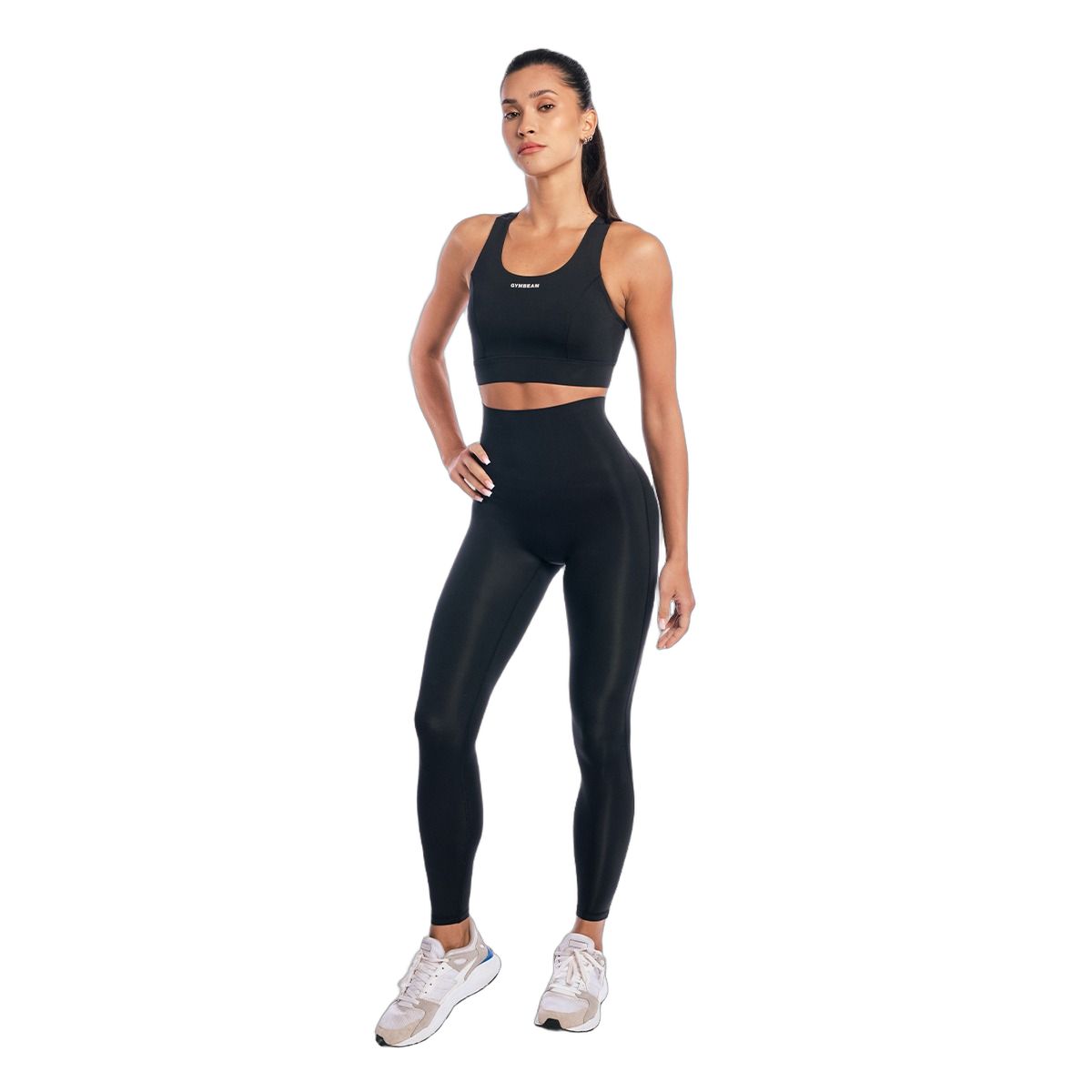 GymBeam Leggings Damen mit hoher Taille Black