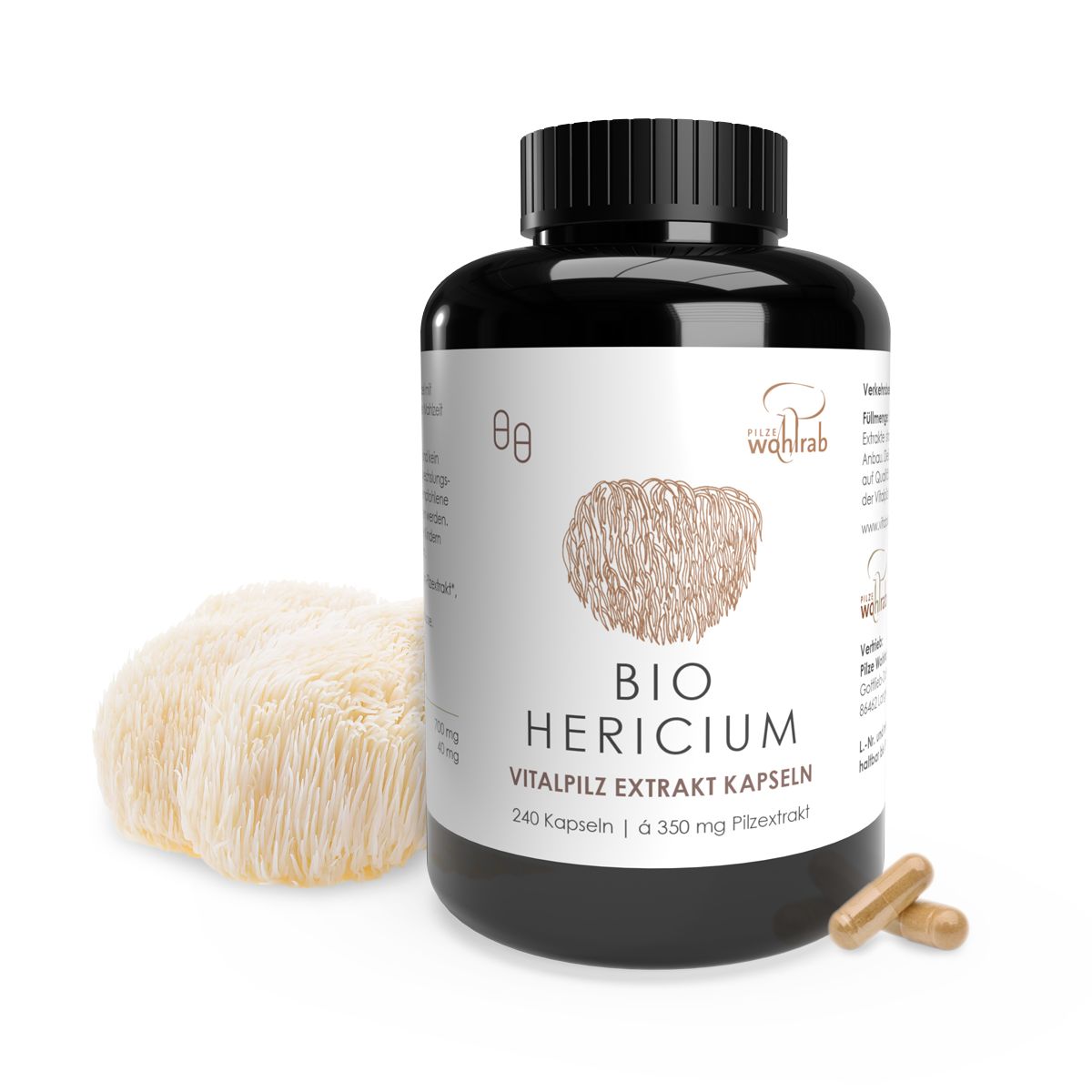 Hericium BIO Extrakt Kapseln 240 St