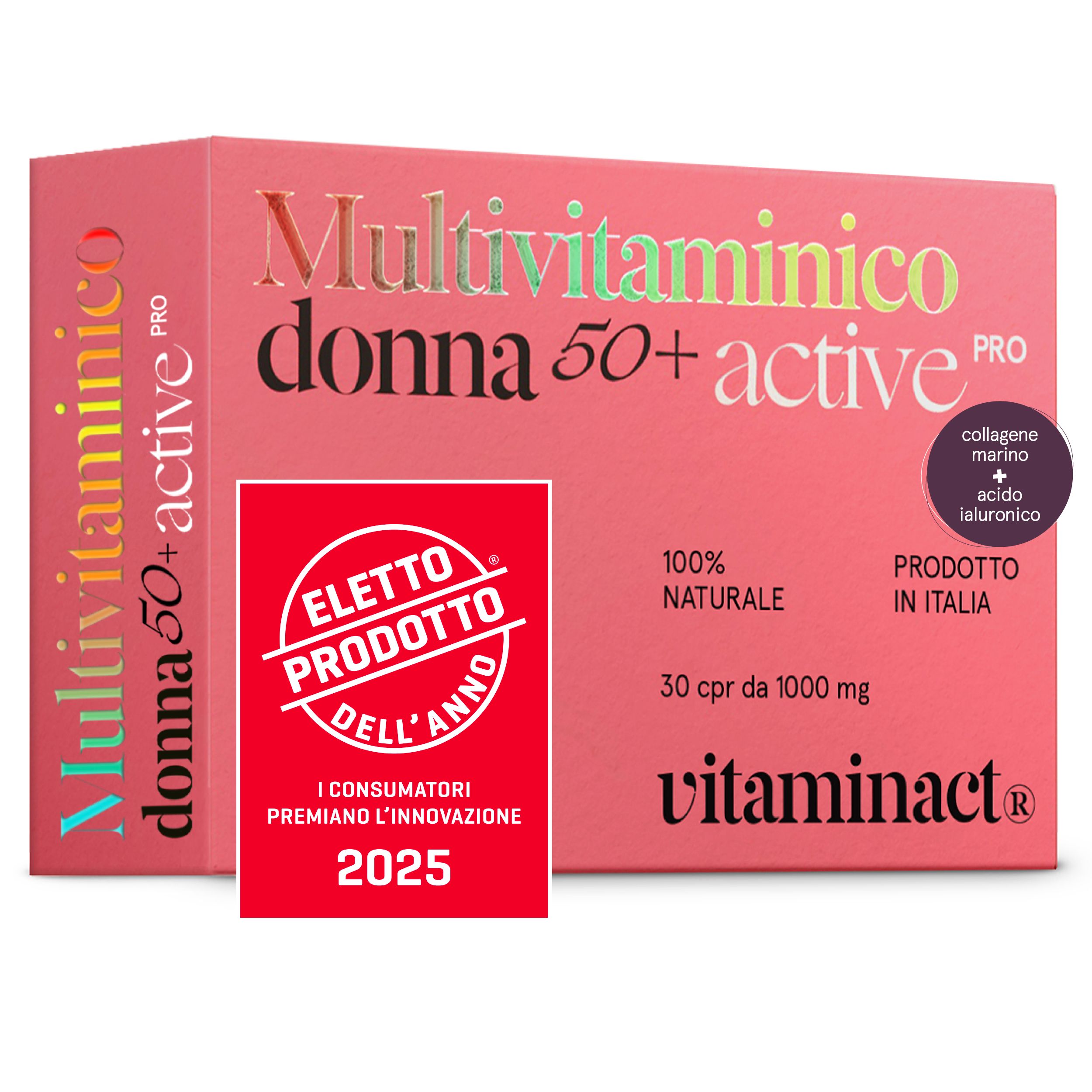 Vitaminact - Multivitaminico per donna 50 anni Active pro 30 g