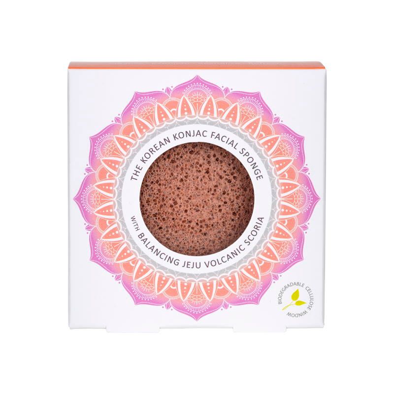 The Konjac Sponge Co. Mandala Konjac Facial Sponge Jeju Scoria