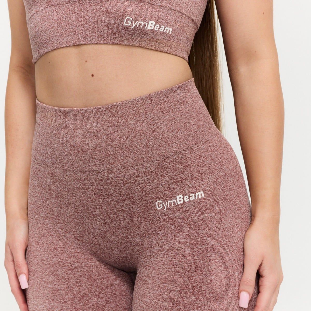 GymBeam Shorts Damen slim mit Gummizug Mauve