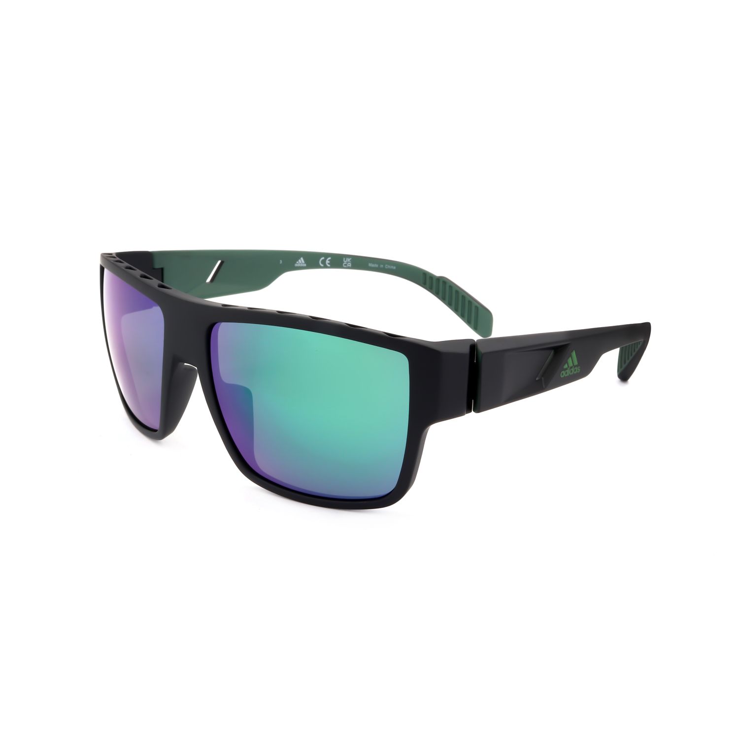 Adidas occhiali da sole uomo SP0006 black green