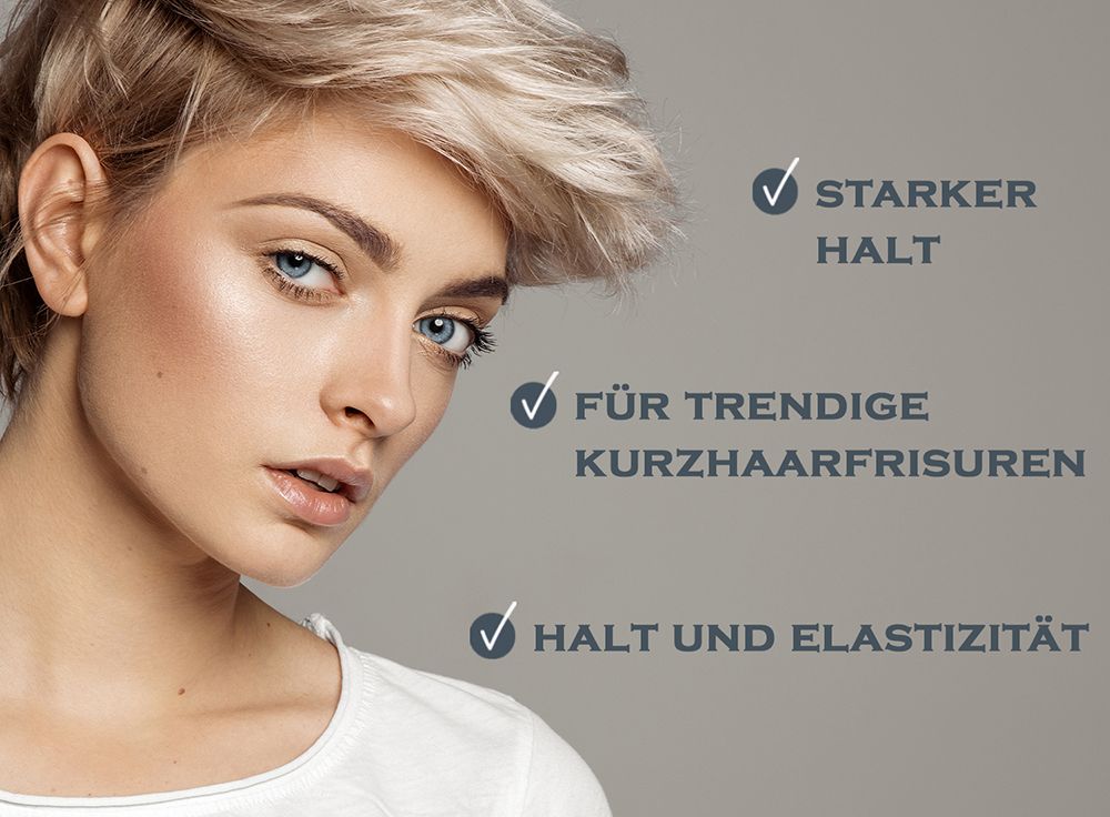 Style & Care Glanzfestiger mit starkem Halt | Haarfestiger zum Modellieren und Frisieren der Haare