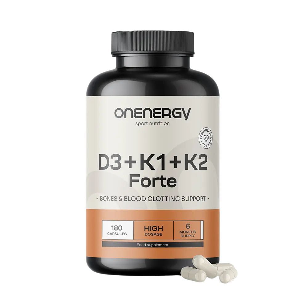 OnEnergy Vitamine D3 + K1 + K2 FORTE