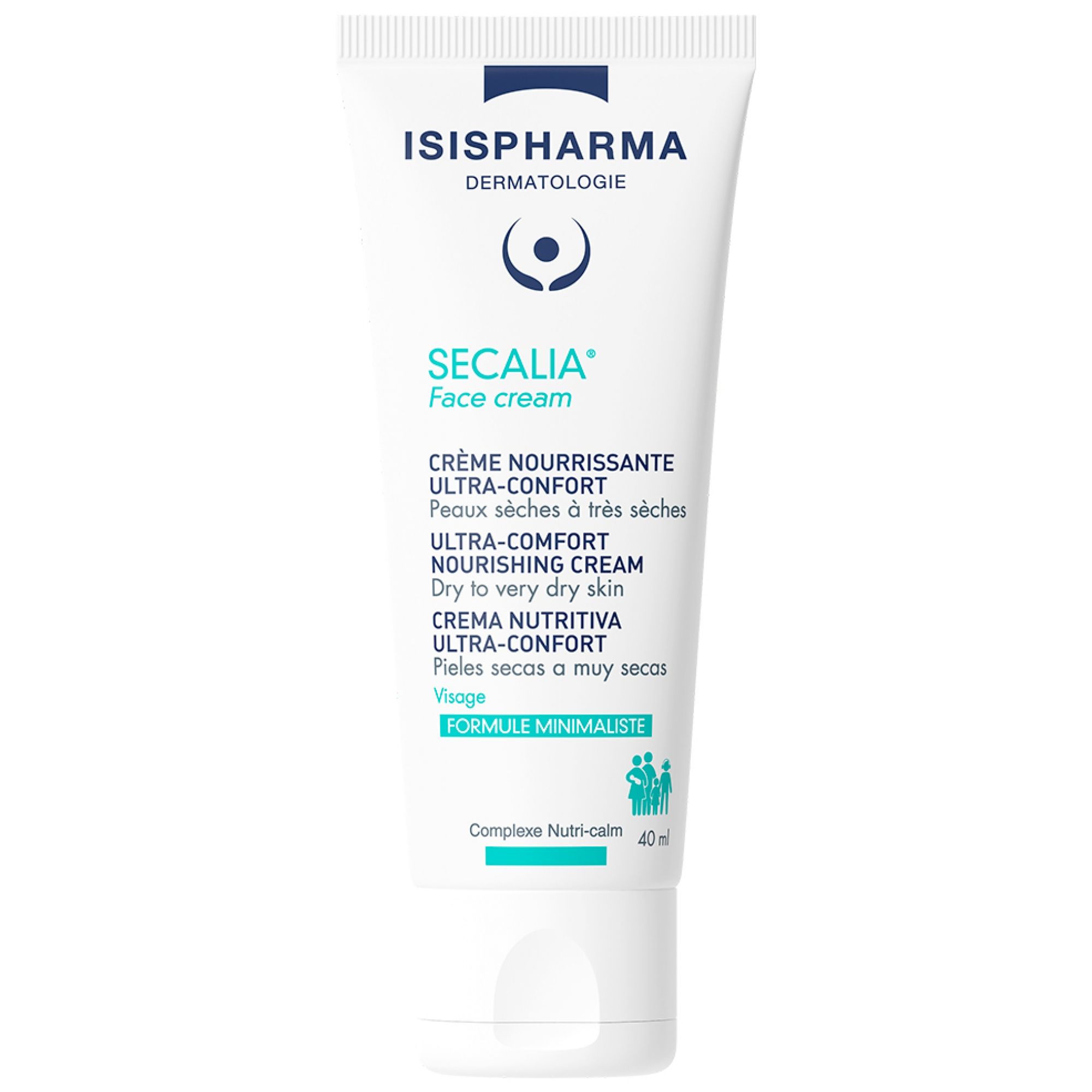 Isispharma Secalia Face Cream Nährende Ultra-Comfort-Creme 5,3x3,4x13,3 cm