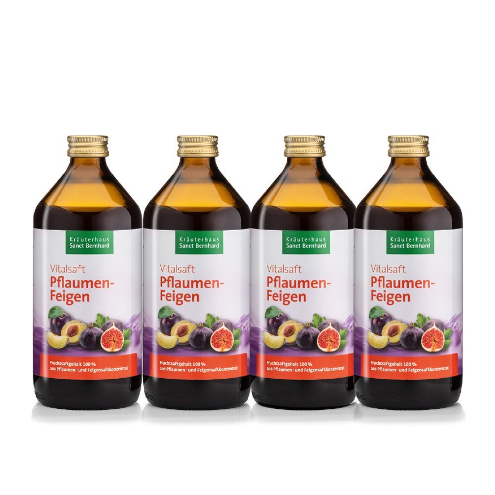Sanct Bernhard Pflaumen-Feigen-Vitalsaft 4x500 ml Saft