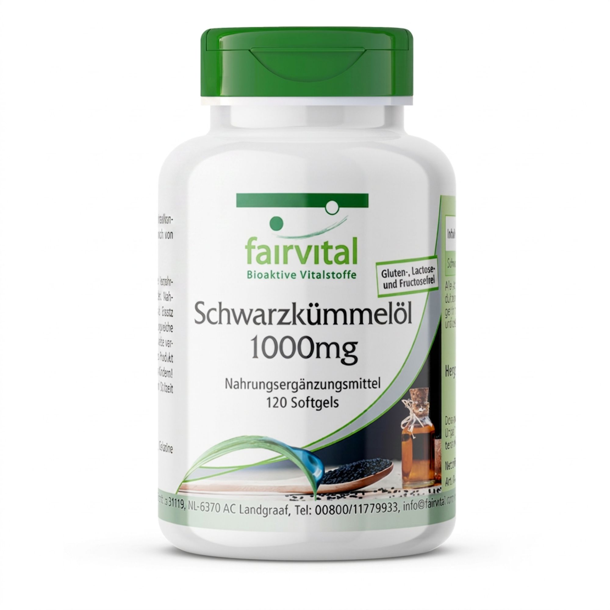 Fairvital | Schwarzkümmelöl 1000mg 120 St
