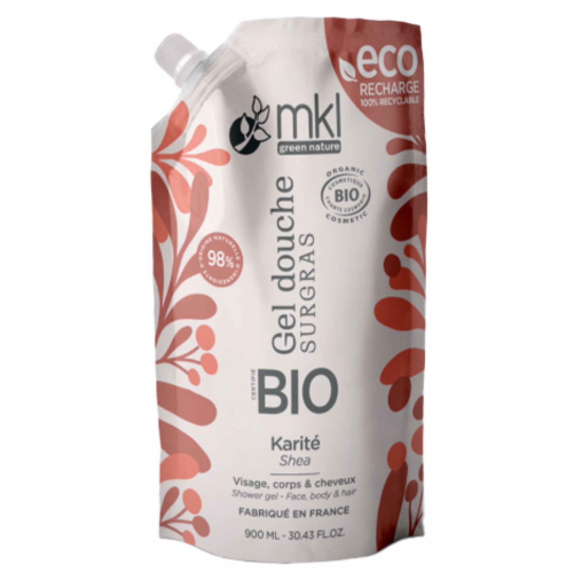 MKL Green Nature Rückfettendes Duschgel Shea Öko-Refill Bio 25,8x16x8 cm