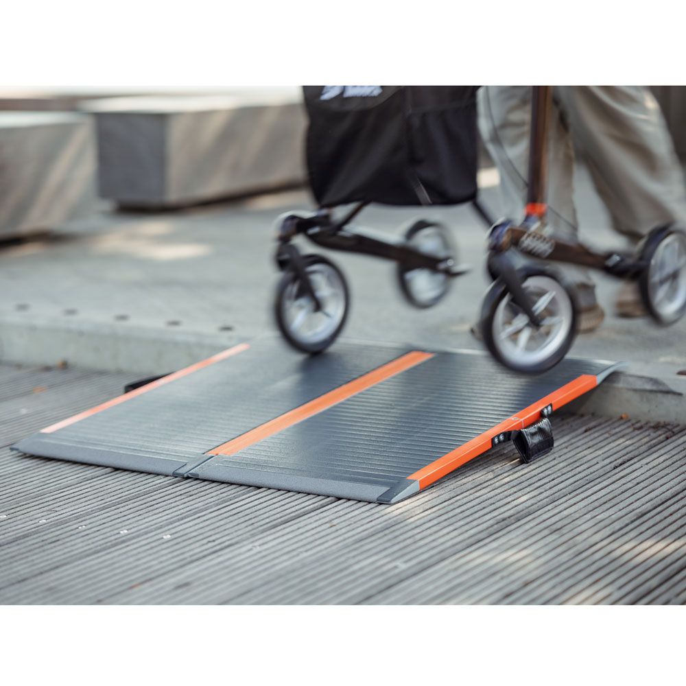 Mobilex einfach faltbare CB-Rampe aus Kohlefaser (Carbon)