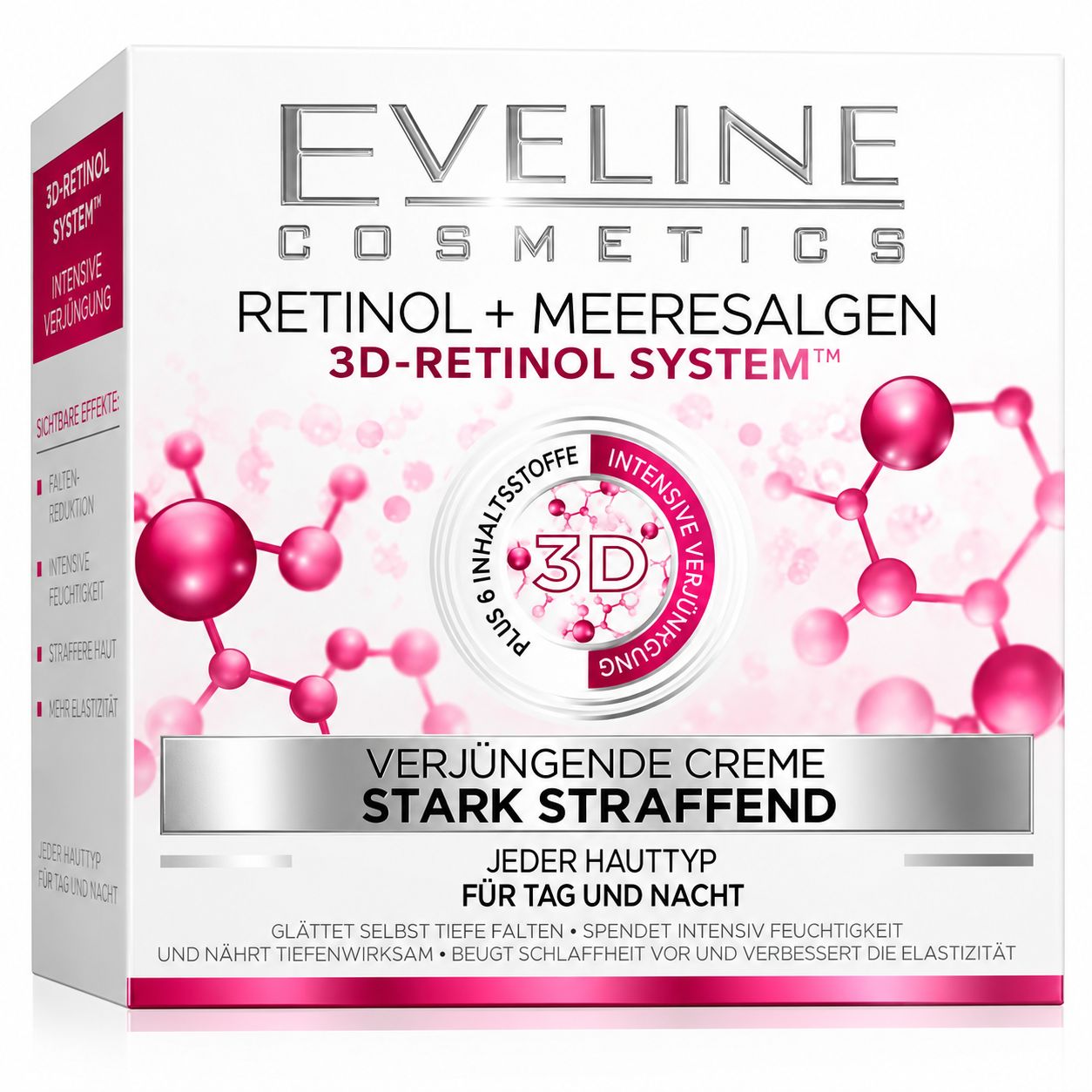 Eveline Cosmetics Retinol und Meeresalgen Tag- Nachtcreme 50 ml