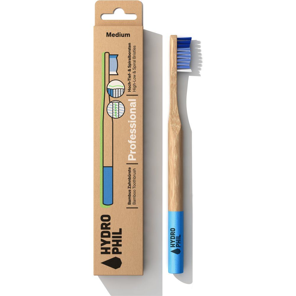 Hydrophil Bambus-Zahnbürste Professional Medium 1 St