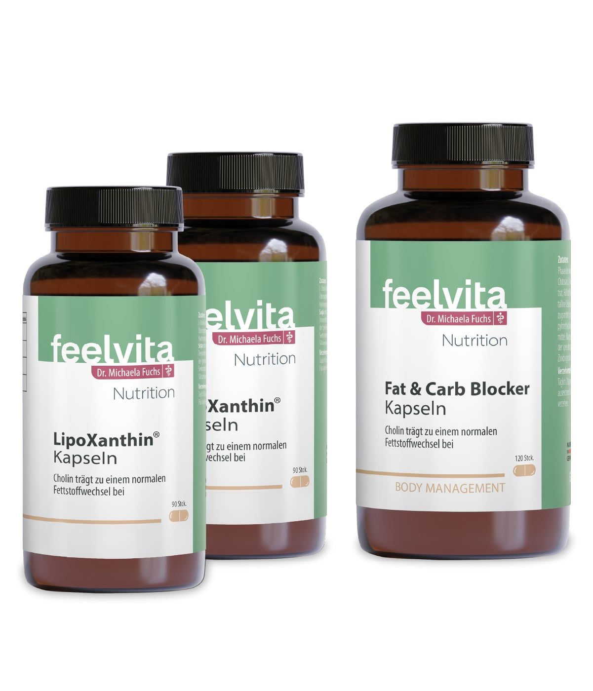 Genius Feelvita Nutrition Stoffwechsel-Set 300 St Kapseln