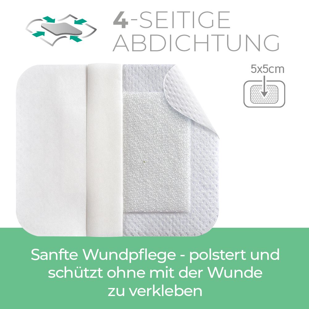 Ultra Pore Wundpflaster: Atmungsaktives Material schützt vor Schmutz und Verunreinigungen.