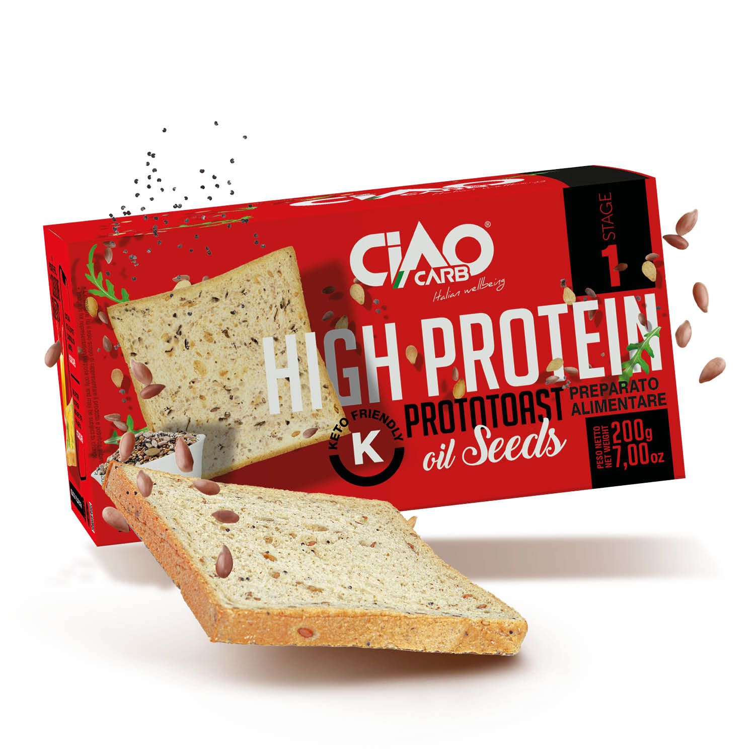 CIAOCARB Prototoast Semi Oleosi Protein Line