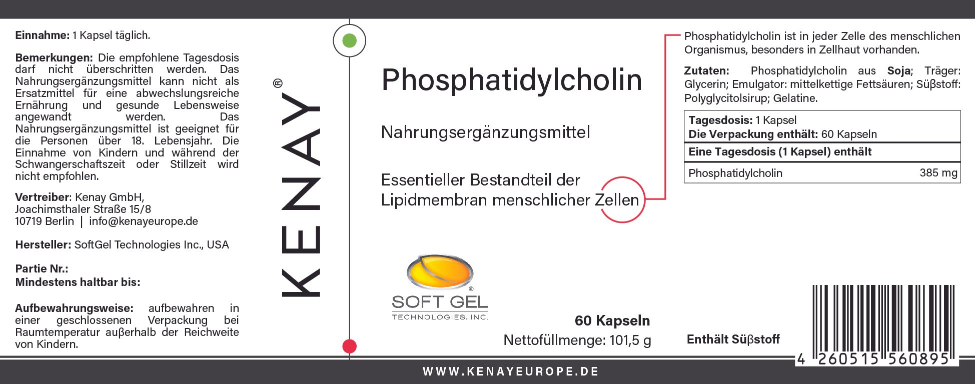 Phosphatidylcholin   KENAY®