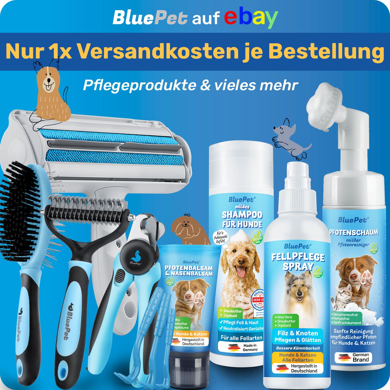 BluePet Krallenschere mit Schutz