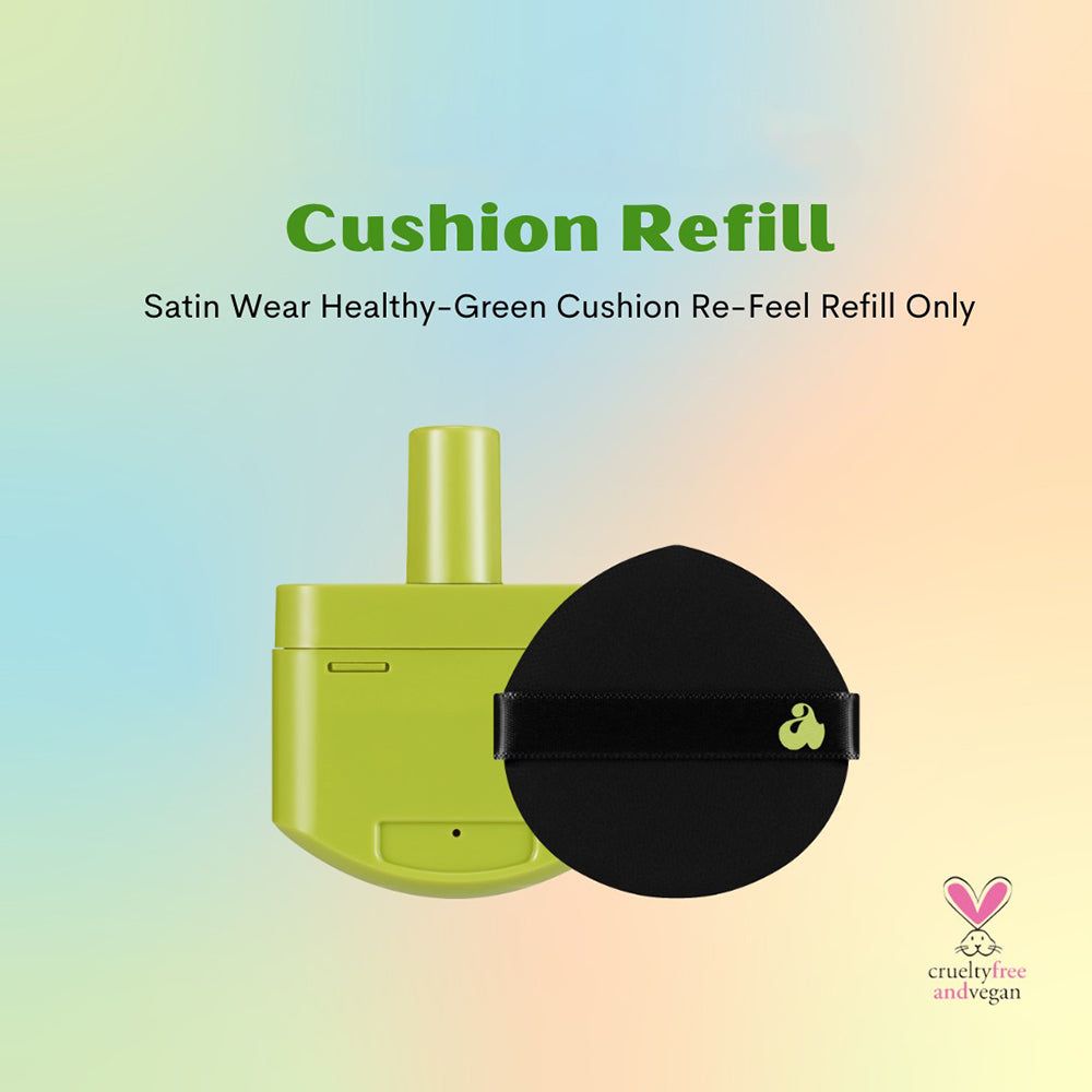 UNLEASHIA Satin Wear Healthy-Green Cushion Re-Feel