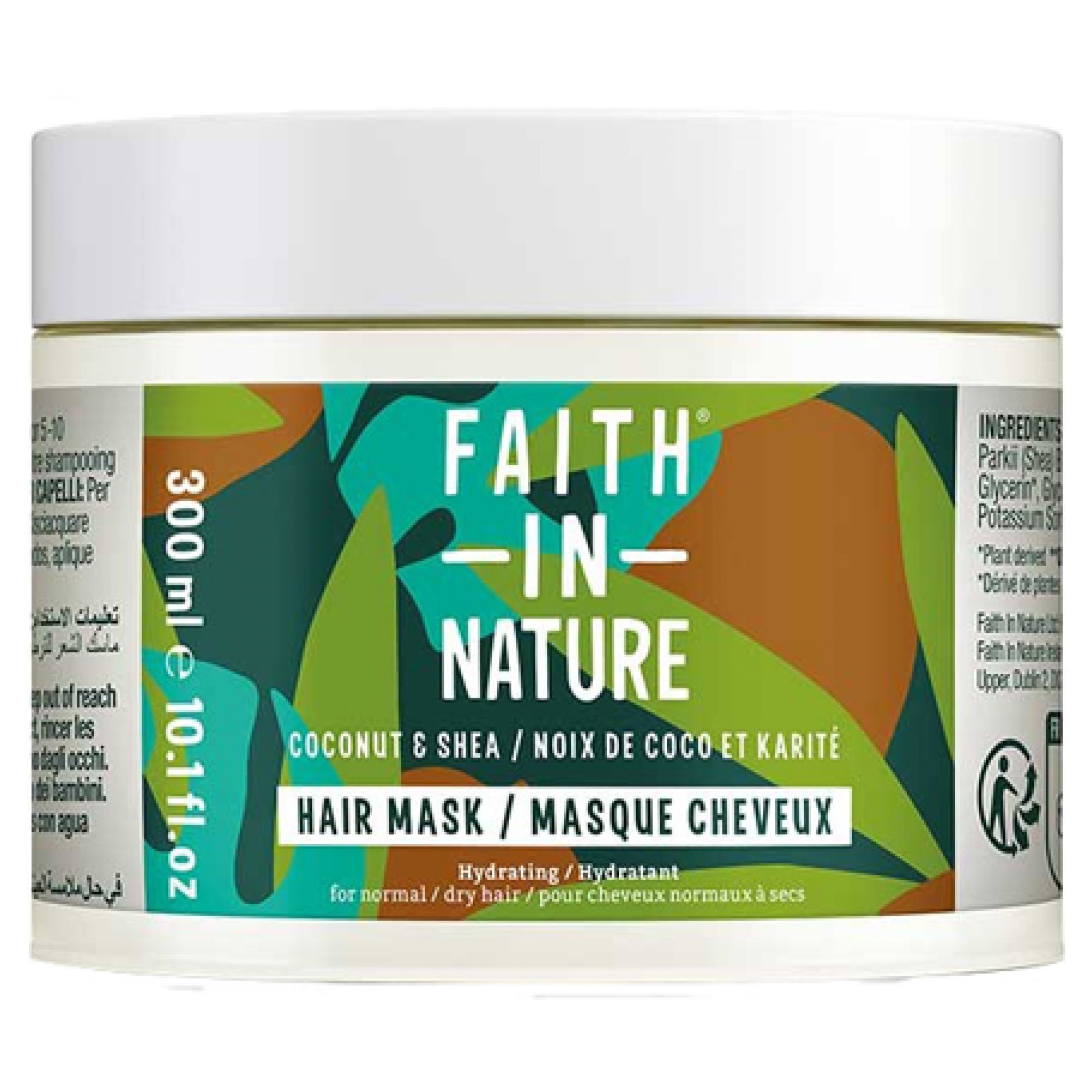 Faith In Nature Karité Kokosnuss Haarmaske Normales bis Trockenes Haar 9x7,8x7,8 cm