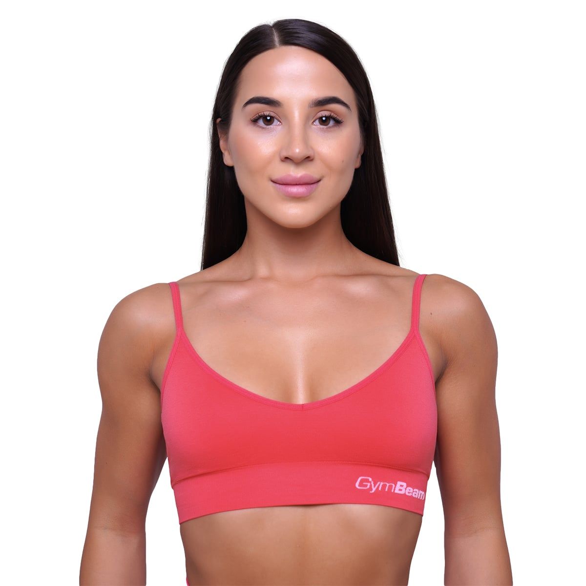 GymBeam Sport-BH Damen Triangle mit verstellbaren Trägern in Pink 1 St