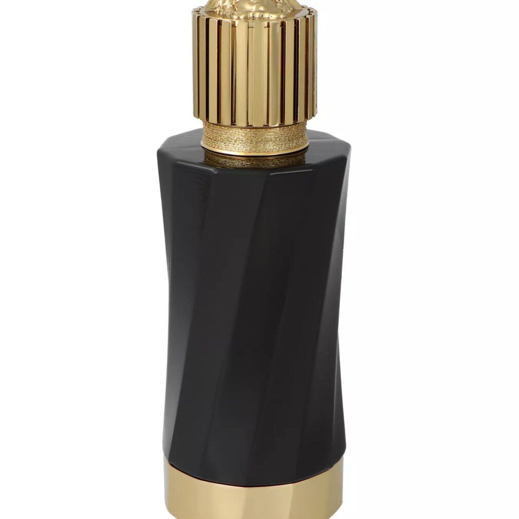 Versace Atelier Fleur de Maté Eau de Parfum Flakon mit goldenem Verschluss.